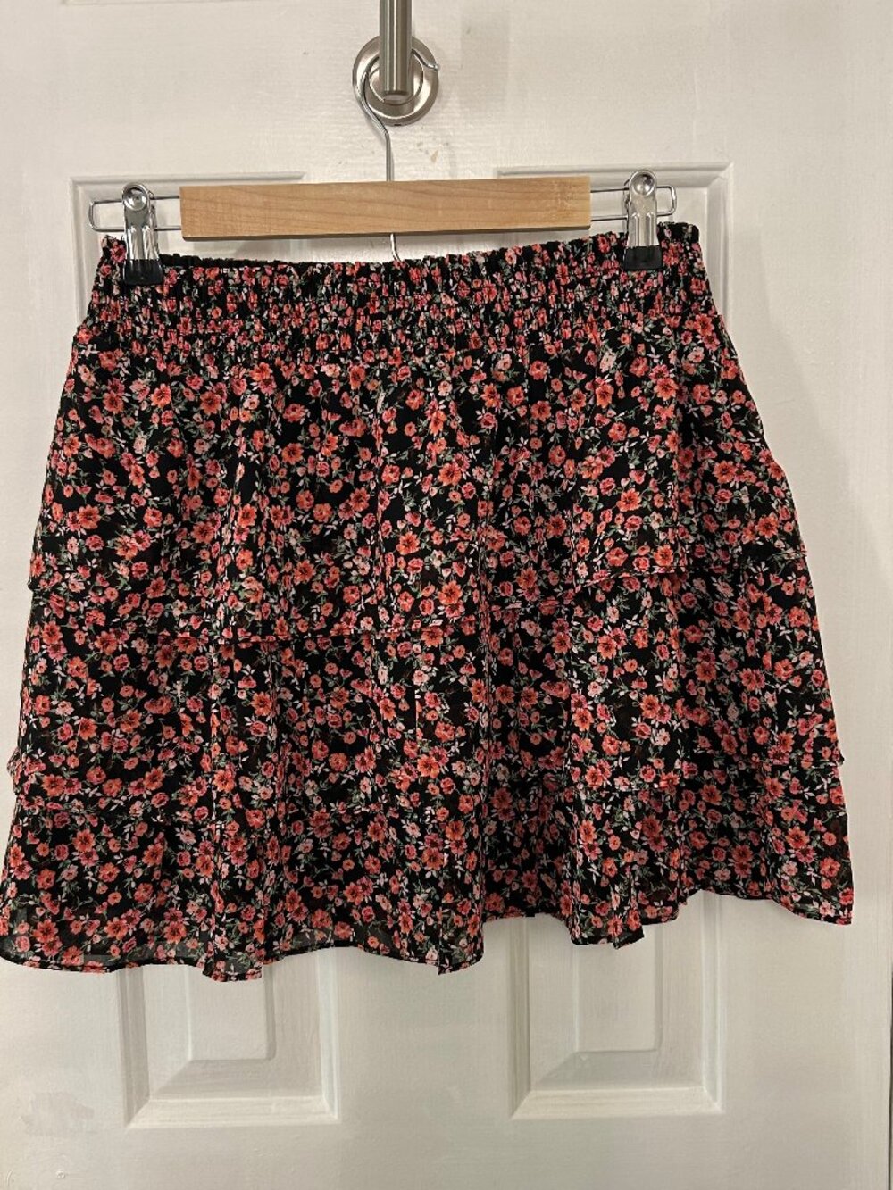 NWT Lost + Wander Size XS Rose Garden Tiered Skirt